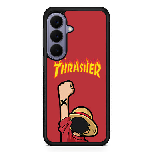 Thrasher Maroon Luffy Samsung Galaxy S26 Case | Lightweight Samsung Galaxy S26 Phone Case