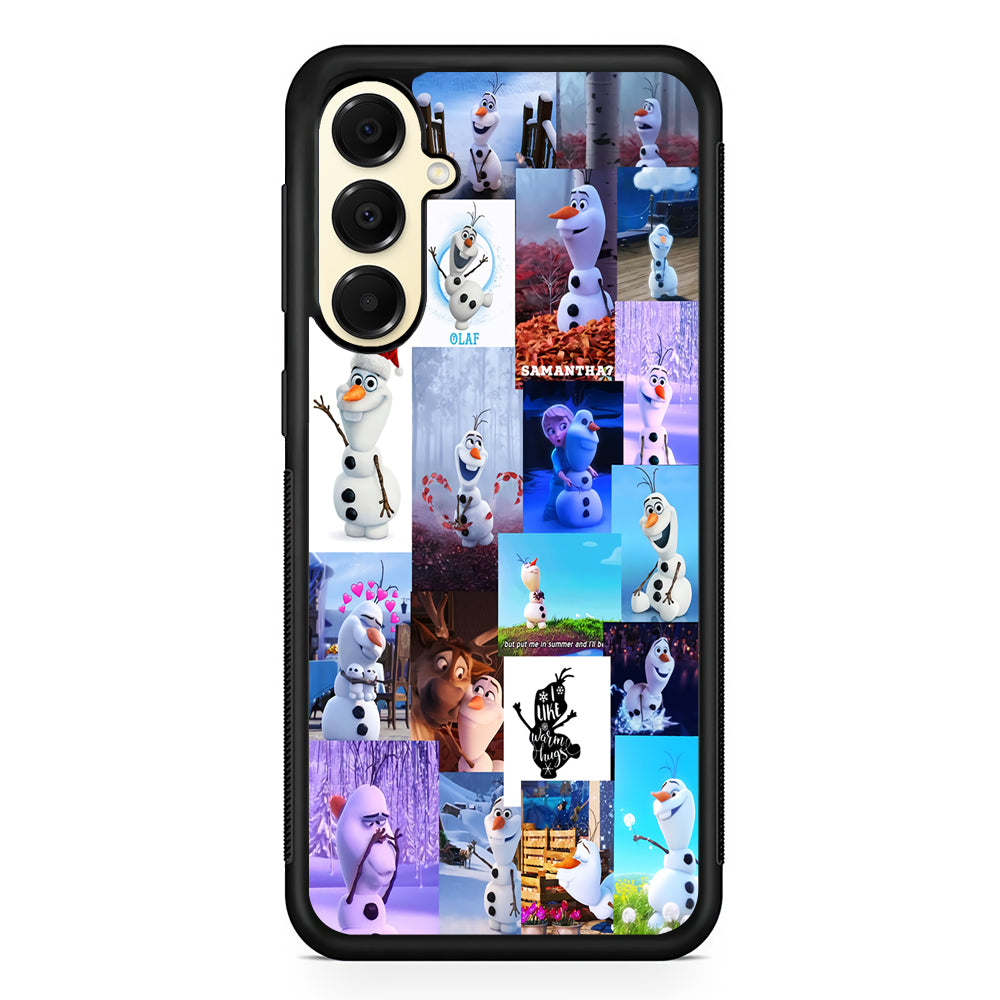 Olaf Frozen Aesthetic Samsung Galaxy A16 Case | Slim Rubber Samsung Galaxy A16 Case