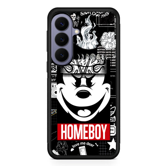 Mickey Mouse Homeboy Samsung Galaxy S26 Case | Durable Rubber Case for Samsung Galaxy S26