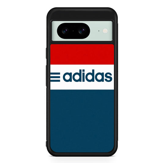 Adidas Red Blue White Google Pixel 8 Case | Durable Protective Cover for Google Pixel 8