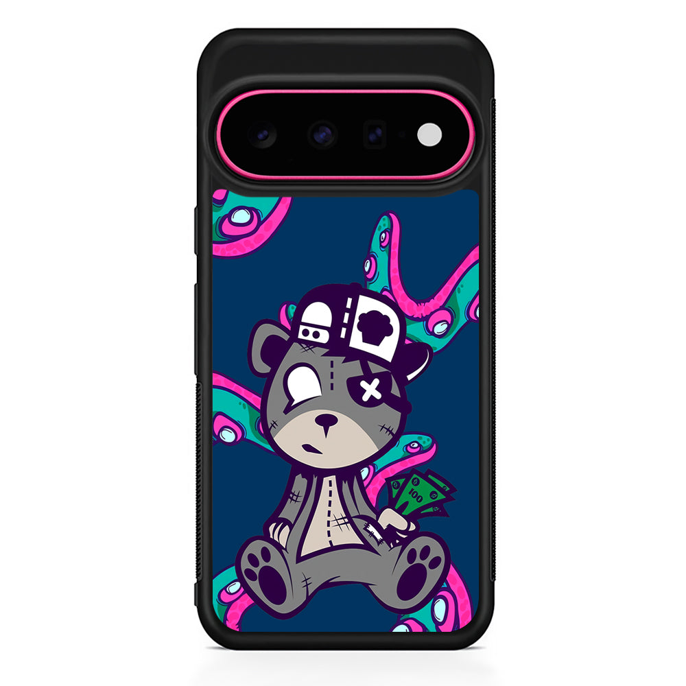 Gangsta Bear Need The Money Google Pixel 11 Case | Slim Shockproof Cover