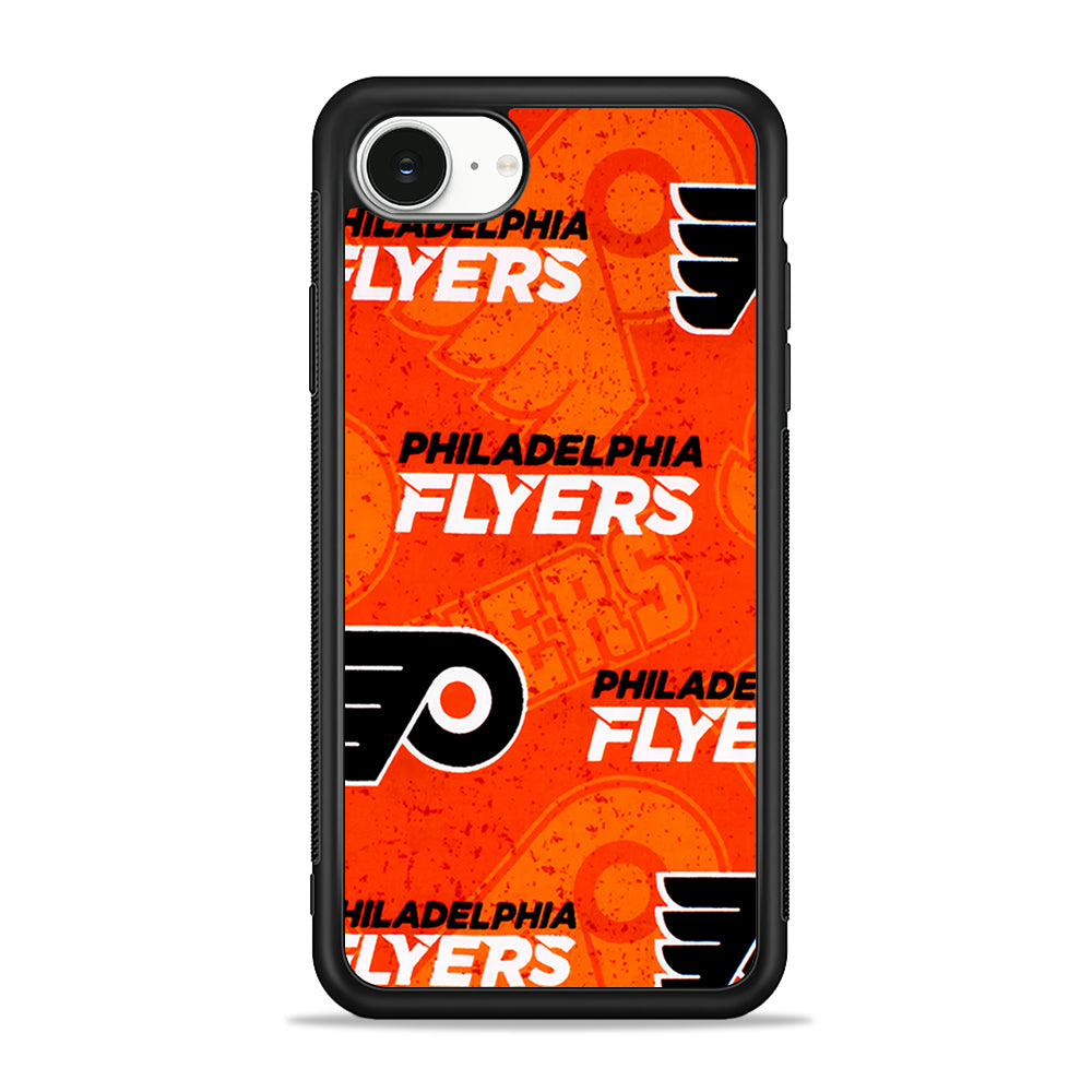 NHL Philadelphia Flyers Pattern iPhone 16e Case | Protective Phone Cover