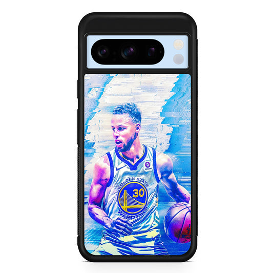 Stephen Curry Golden State Art Google Pixel 8 Pro Case | Slim Rubber Case for Google Pixel 8 Pro