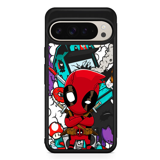 Deadpoll Destroy Game Station Google Pixel 9 Pro Case | Slim Protective Cover