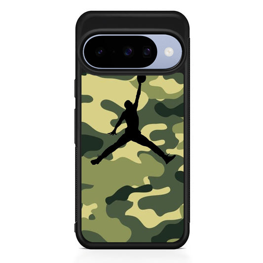 Jordan Camo Fighter Google Pixel 10 Case | Google Pixel 10 Rubber Protective Case