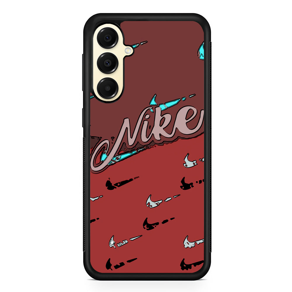 Nike Red Layer Art Samsung Galaxy A16 Case | Custom Protective Samsung Galaxy A16 Case