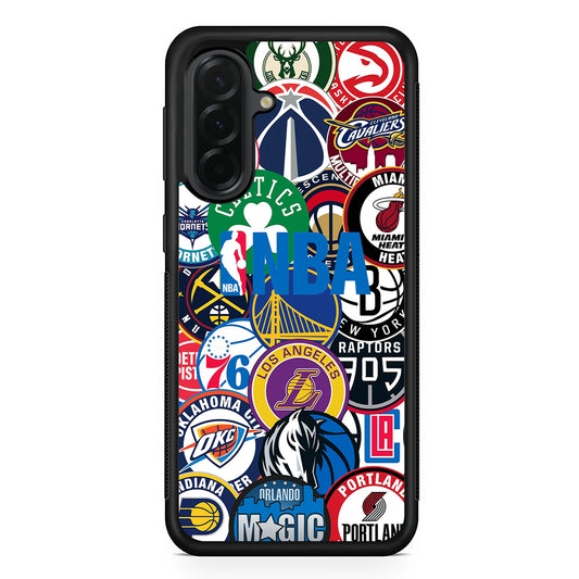 All NBA Basketball Teams Samsung Galaxy A36 Case | Protective Rubber Cover