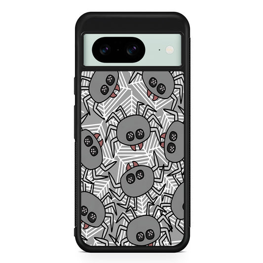 Spidersweb Cartoon Google Pixel 8 Case | Durable Protective Cover for Google Pixel 8
