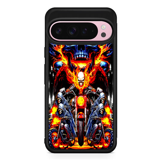 Ghost Rider and His Troops Google Pixel 9 Pro XL Case | Protective Cover