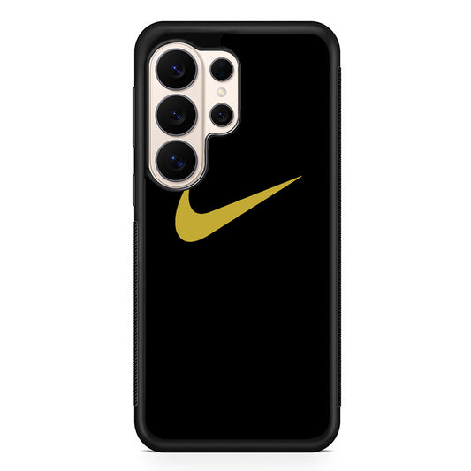 Nike Gold Logo Black Samsung Galaxy S26 Ultra Case | Slim Everyday Protection for Galaxy S26 Ultra