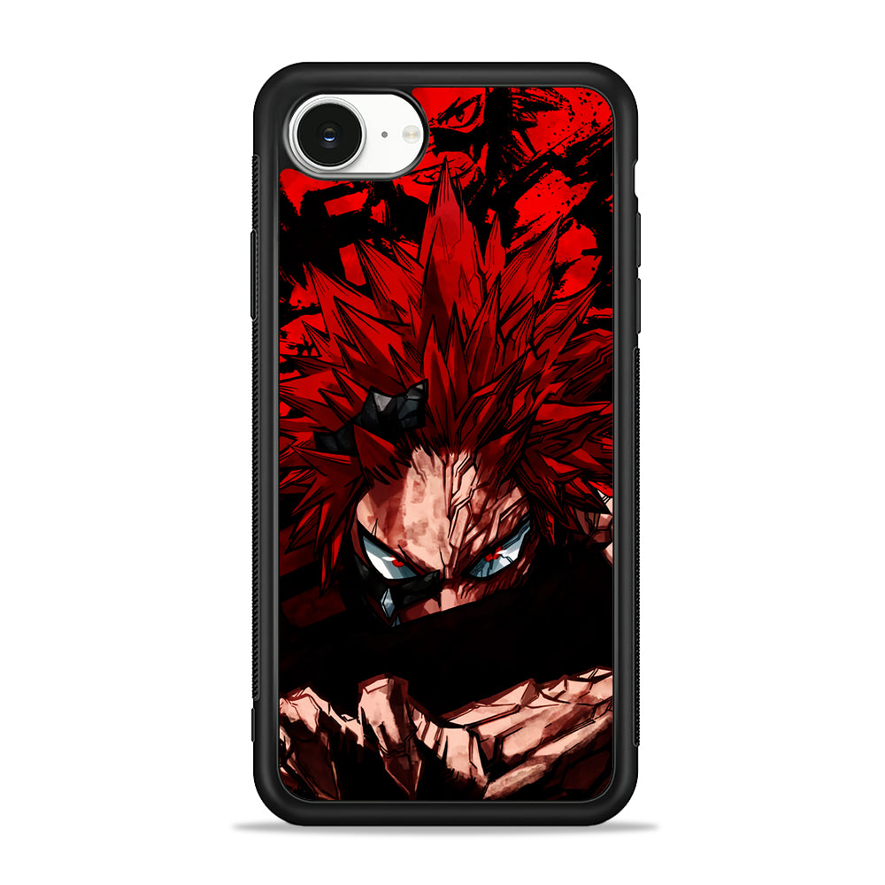 Red Riot Eijiro Kirishima Unbreakable iPhone 16e Case | Protective Phone Cover