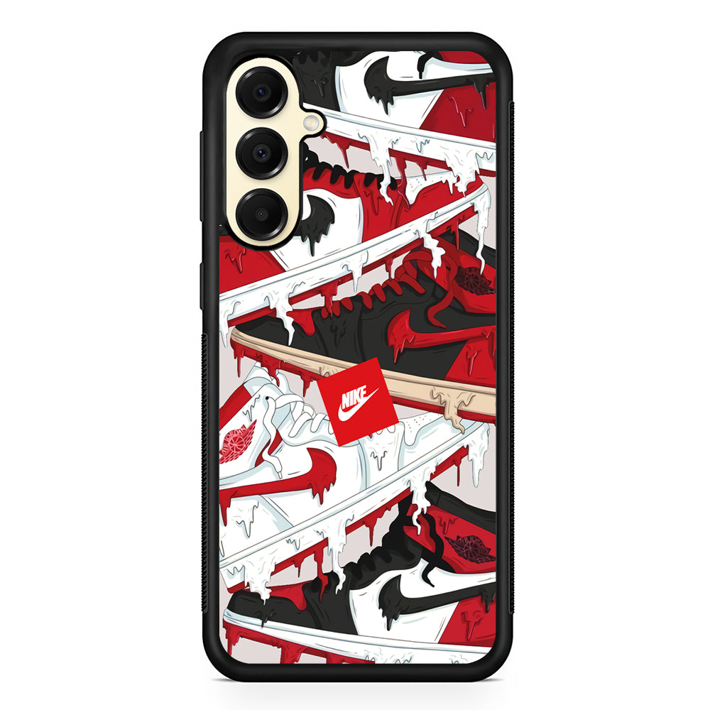 Nike Melt and Drip Samsung Galaxy A16 Case | Custom Protective Samsung Galaxy A16 Case