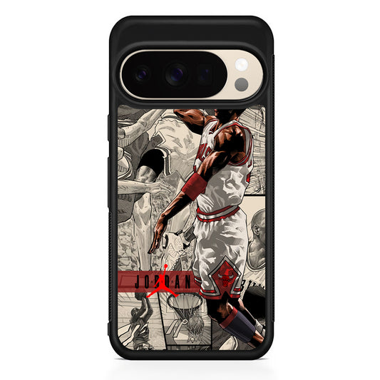 Air Jordan Unusual Jumping Man Google Pixel 10 Pro XL Case | Slim Google Pixel 10 Pro XL Protective Case
