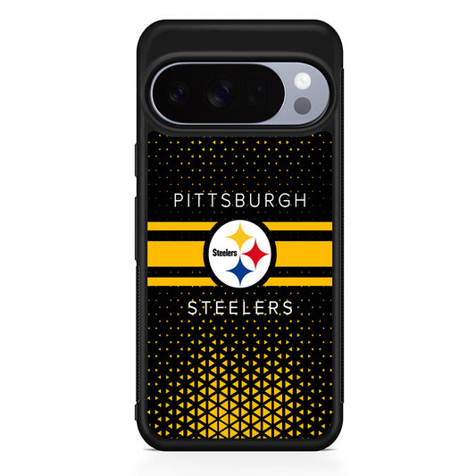 NFL Pittsburgh Steelers Logo Google Pixel 10 Pro Case | Slim Google Pixel 10 Pro Rubber Case