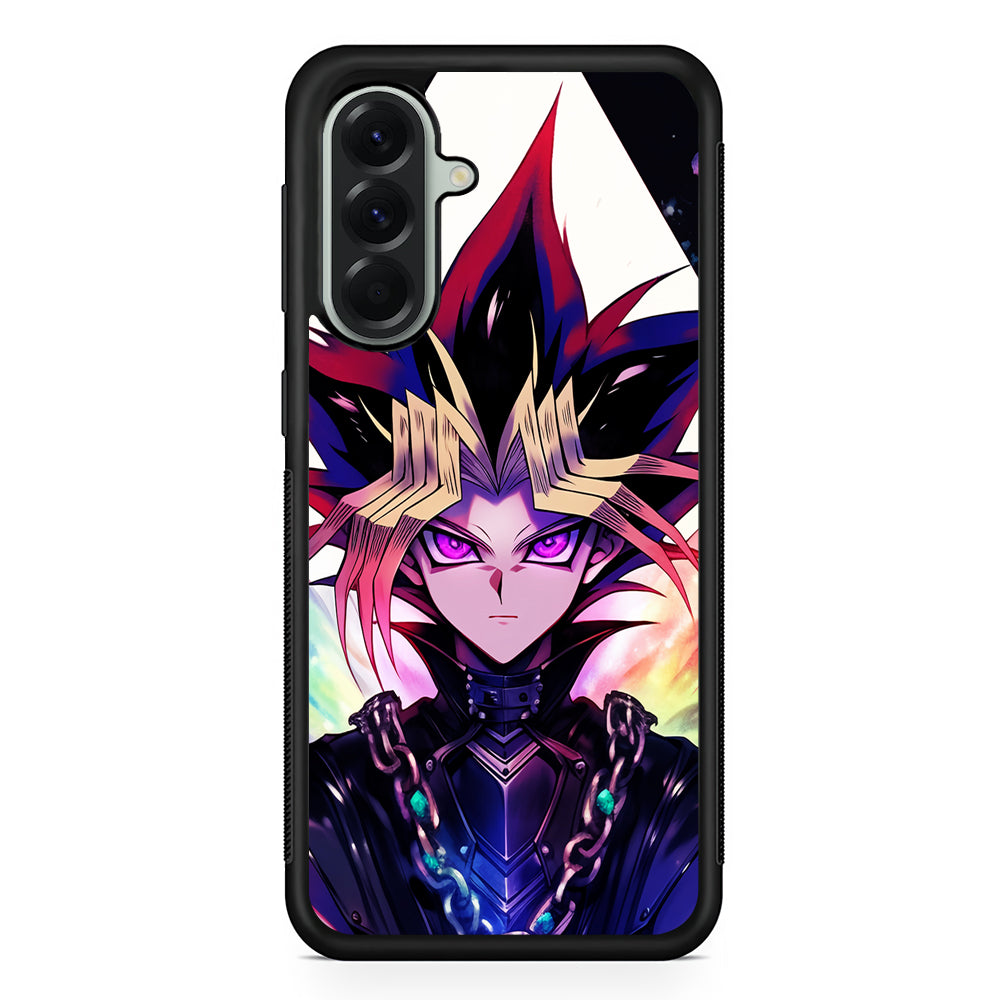 Yu-Gi-Oh Yugi Mutou Face Samsung Galaxy A56 Case | Samsung Galaxy A56 Protective Rubber Case