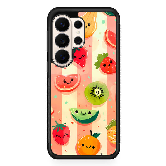 Colorful Fruit Cartoon Stripe Samsung Galaxy S26 Ultra Case | Slim Protective Case for Samsung Galaxy S26 Ultra