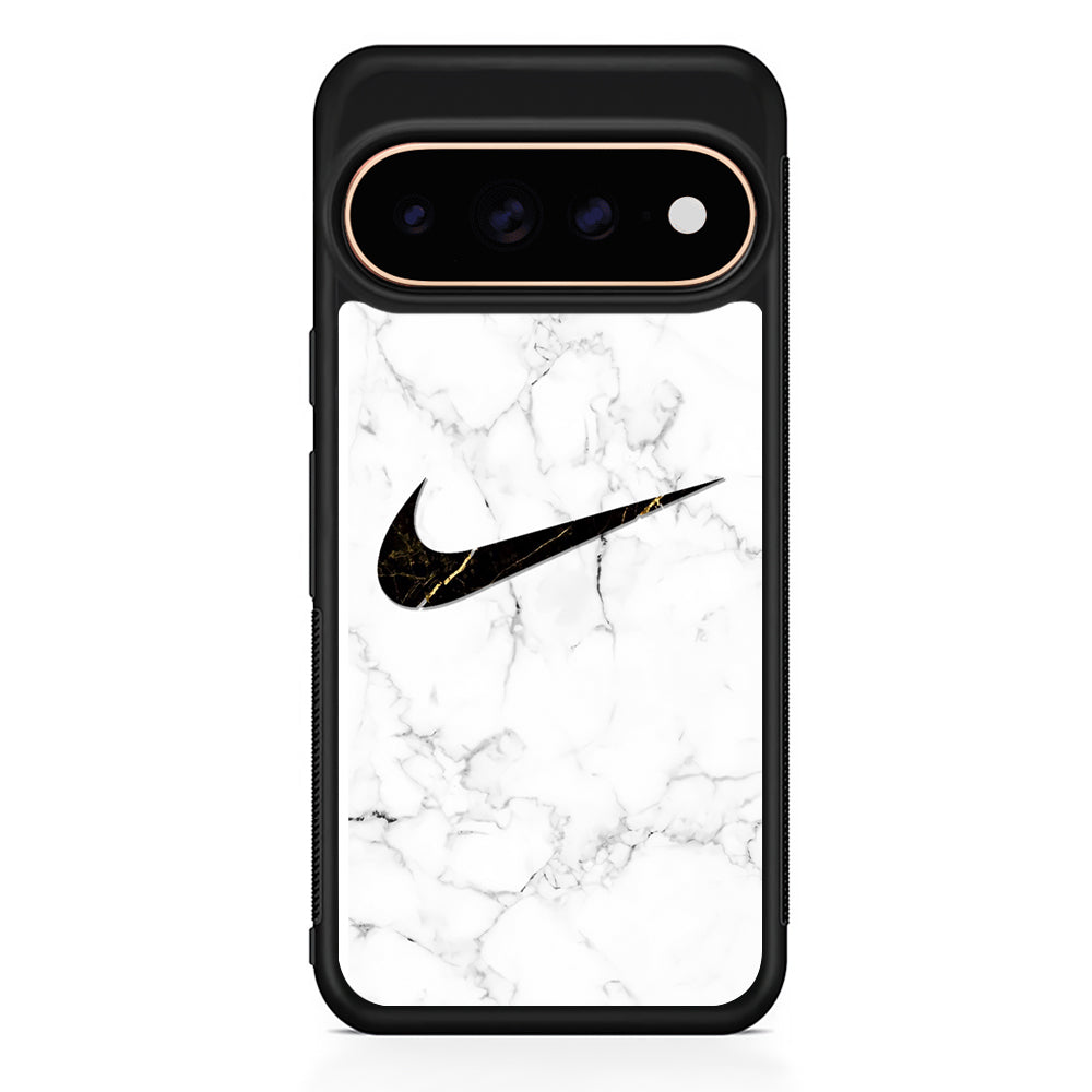 Nike Gold Line in Marble Google Pixel 11 Pro Case - Stylish Protective Phone Case