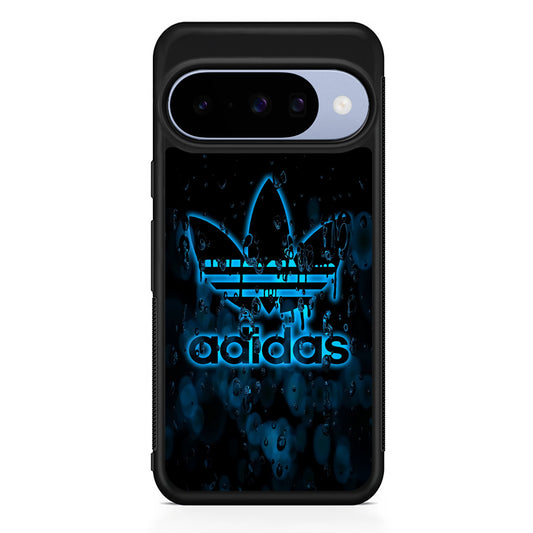 Adidas Blue Water Drop Google Pixel 10 Case | Google Pixel 10 Rubber Protective Case