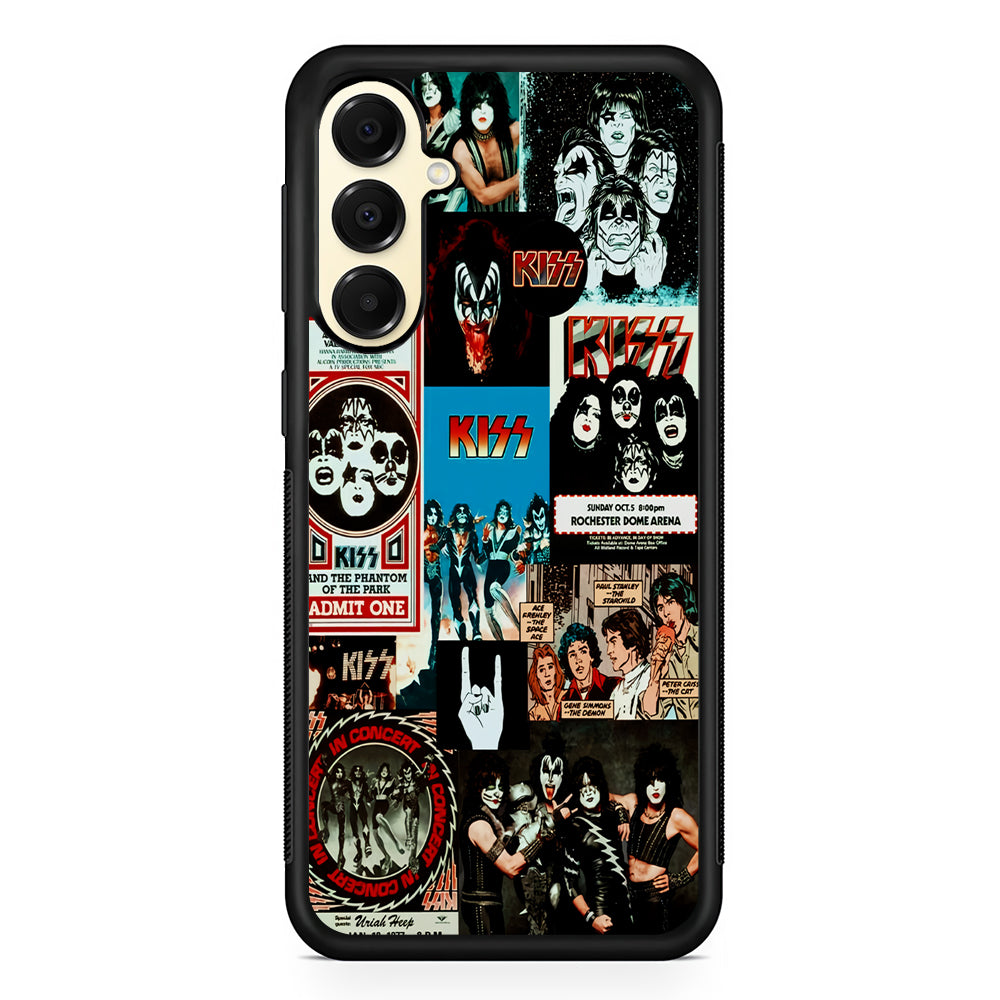 Kiss Band Collage Poster Samsung Galaxy A16 Case | Slim Rubber Samsung Galaxy A16 Case