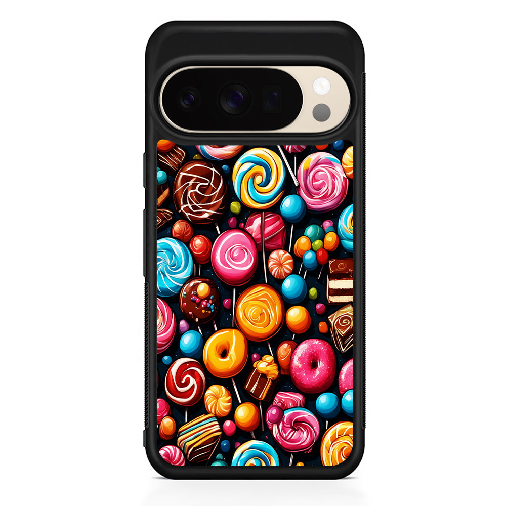 Colorful Assortment of Candies Google Pixel 10 Pro XL Case | Slim Google Pixel 10 Pro XL Protective Case