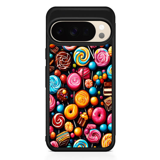 Colorful Assortment of Candies Google Pixel 10 Pro XL Case | Slim Google Pixel 10 Pro XL Protective Case
