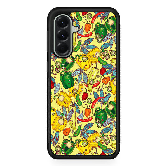Healthy Vegetarian Food Samsung Galaxy A56 Case | Samsung Galaxy A56 Protective Rubber Case