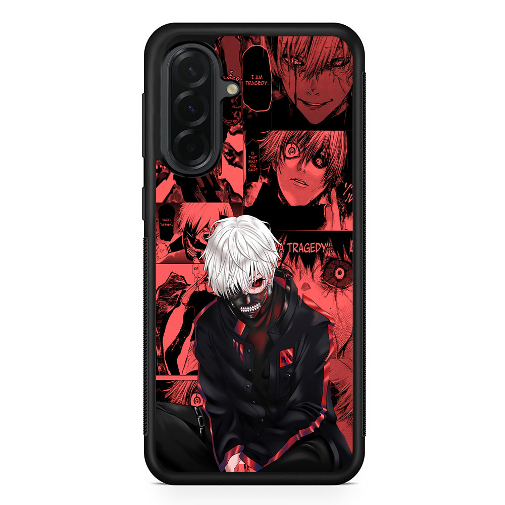 Tokyo Ghoul Ken Kaneki Comic Samsung Galaxy A36 Case | Protective Rubber Cover