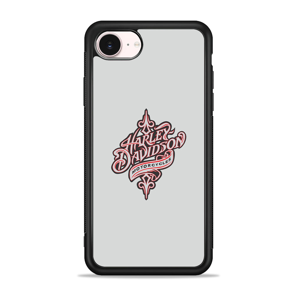 Harley Davidson Soft Grey iPhone 17e Case - Silicone Case