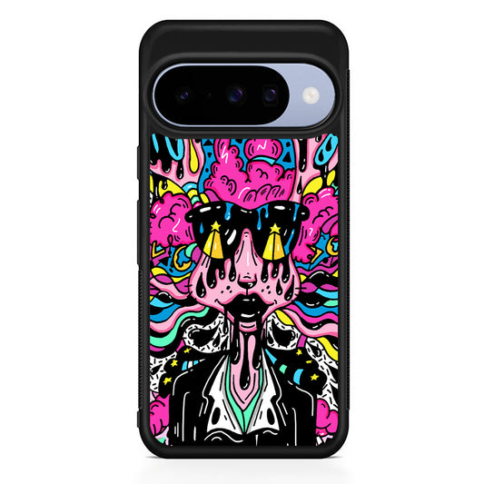 The Melted Lady Graffiti Google Pixel 10 Case | Google Pixel 10 Rubber Protective Case