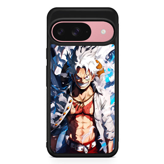 One Piece Luffy Sun God Nika Google Pixel 9 Case | Google Pixel 9 Protective Rubber Case