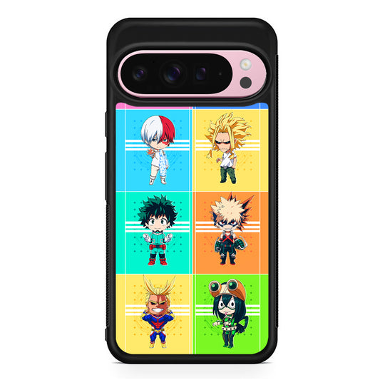 My Hero Academia Characters Chibi Google Pixel 9 Pro XL Case | Protective Cover