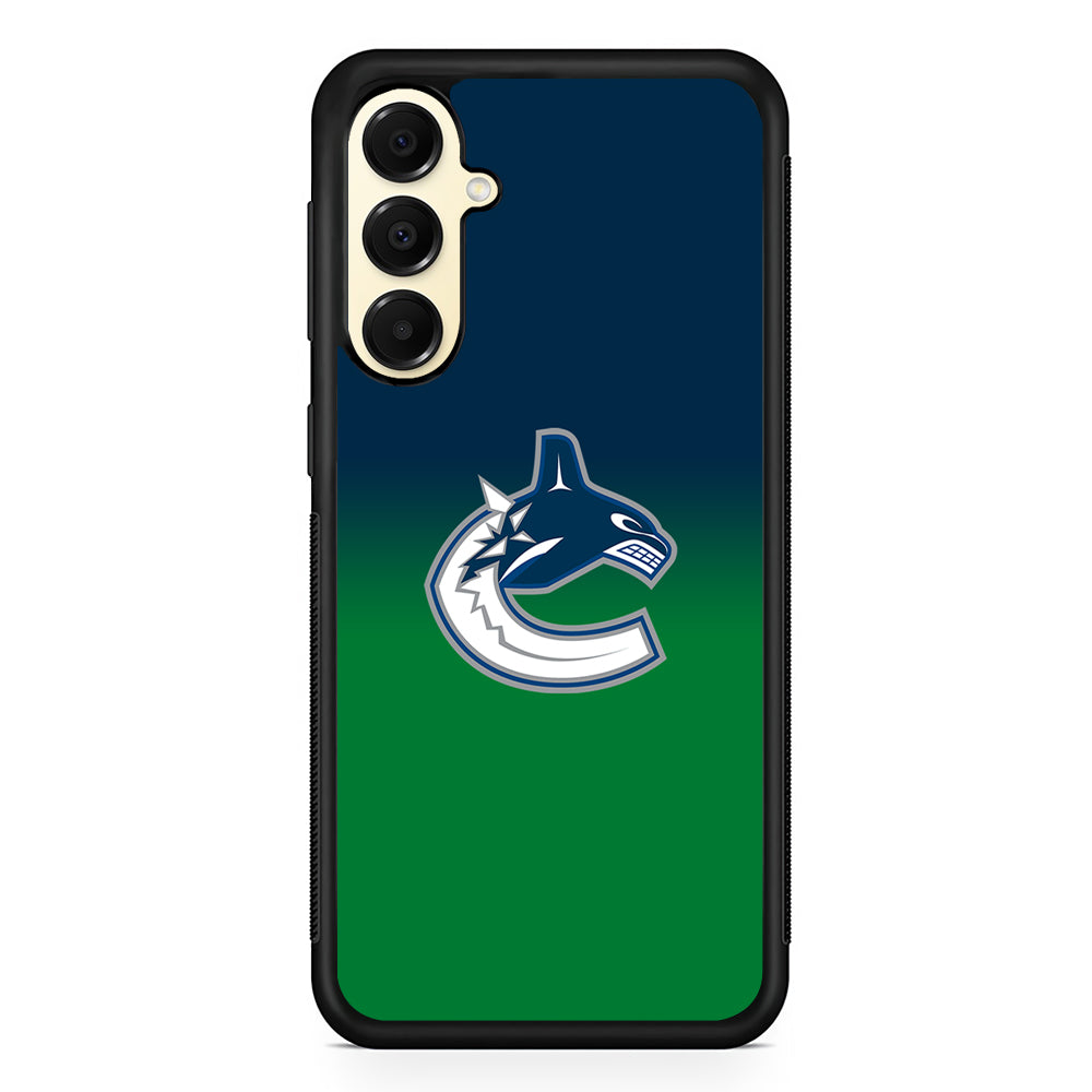 NHL Vancouver Canucks Gradation Samsung Galaxy A16 Case | Slim Rubber Samsung Galaxy A16 Case