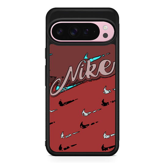 Nike Red Layer Art Google Pixel 9 Pro XL Case | Protective Cover
