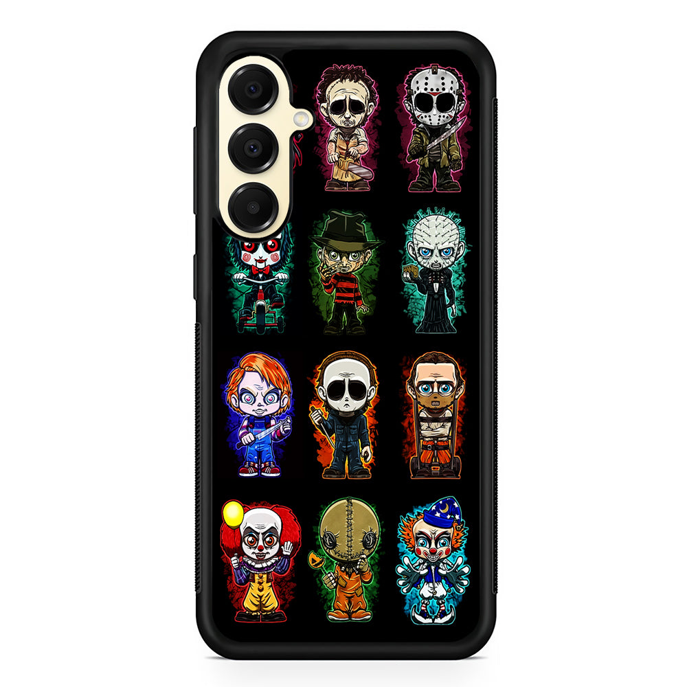 Scary Movie Horror Chibi Samsung Galaxy A16 Case | Slim Rubber Samsung Galaxy A16 Case