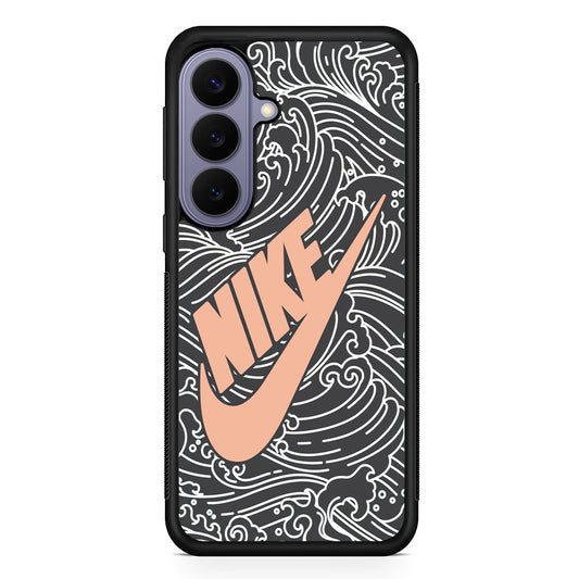 Nike Wave Pattern Samsung Galaxy S26 Case | Lightweight Samsung Galaxy S26 Phone Case