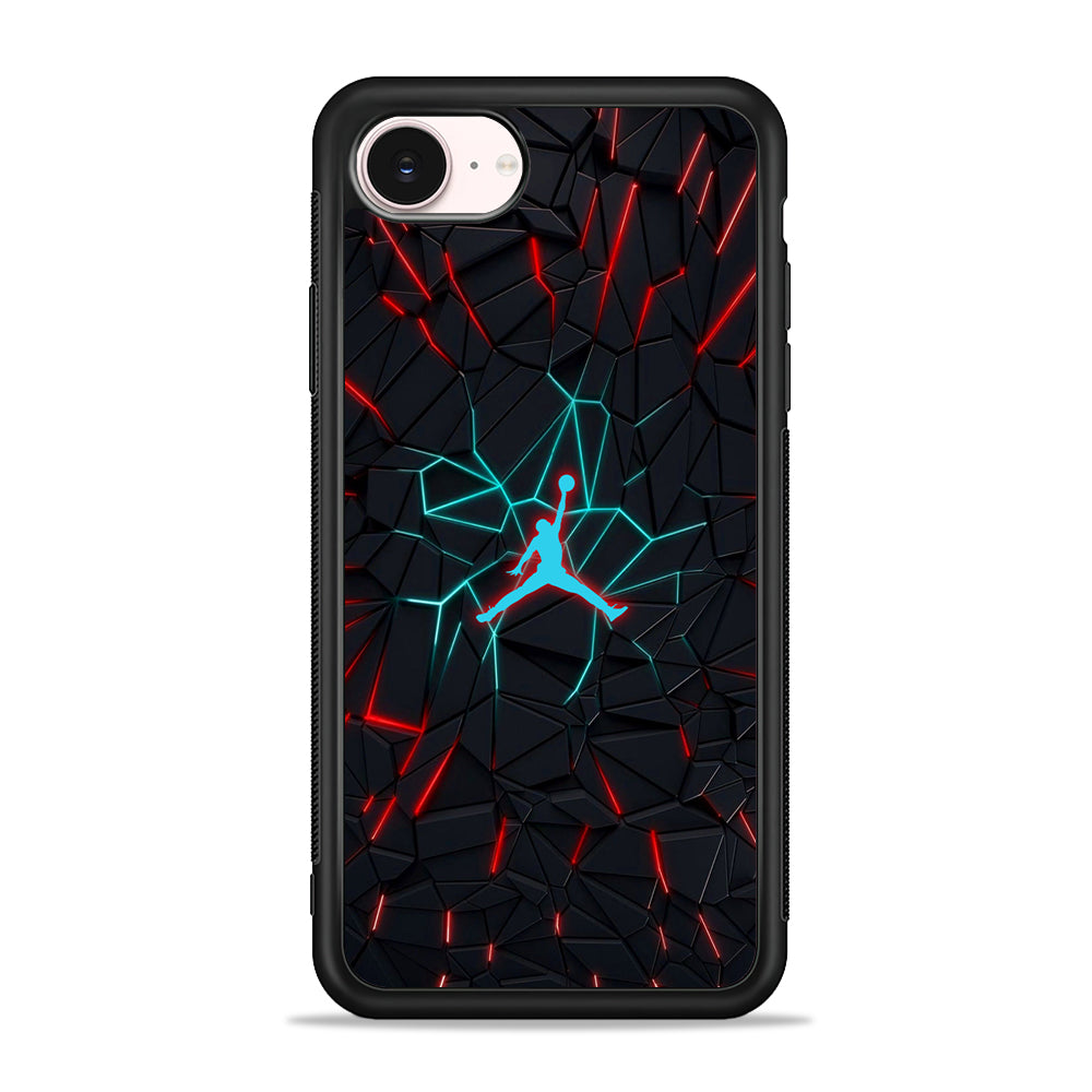 Air Jordan The Rock Shapes iPhone 17e Case - Silicone Case