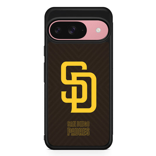 MLB San Diego Padres Team Google Pixel 9 Case | Google Pixel 9 Protective Rubber Case
