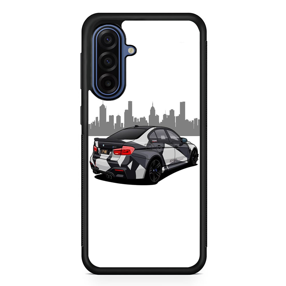 BMW M3 F80 Car White Samsung Galaxy A17 Case | Durable Samsung Galaxy A17 Cover