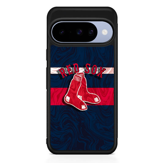 MLB Boston Red Sox Logo Google Pixel 10 Case | Google Pixel 10 Rubber Protective Case