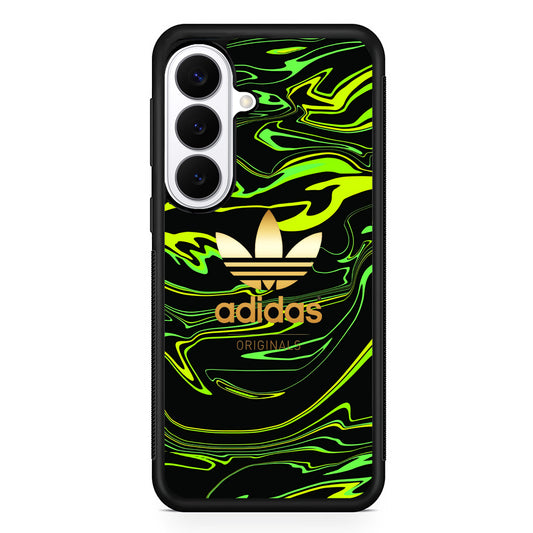 Adidas Green Moss Line Samsung Galaxy S26 Plus Case | Lightweight Protective Cover for Galaxy S26 Plus