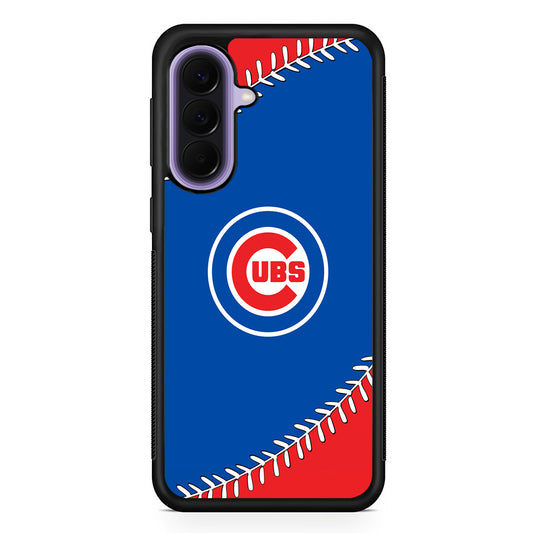 MLB Chicago Cubs Ball Samsung Galaxy A57 Case | Slim Samsung Galaxy A57 Rubber Case