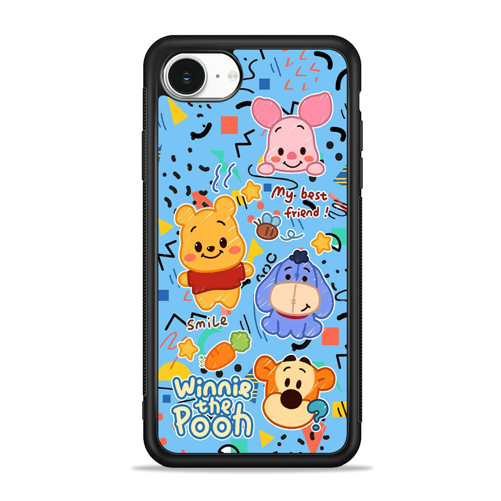 Winnie The Pooh The Best Friend iPhone 16e Case | Protective Phone Cover