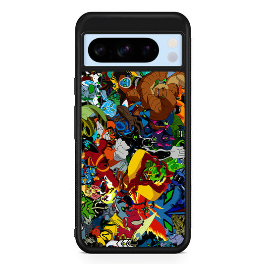 Ben 10 All The Alien Google Pixel 8 Pro Case | Slim Rubber Case for Google Pixel 8 Pro