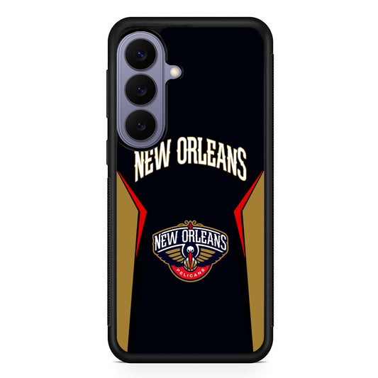 NBA New Orleans Pelicans Jersey Samsung Galaxy S26 Case | Durable Rubber Case for Samsung Galaxy S26