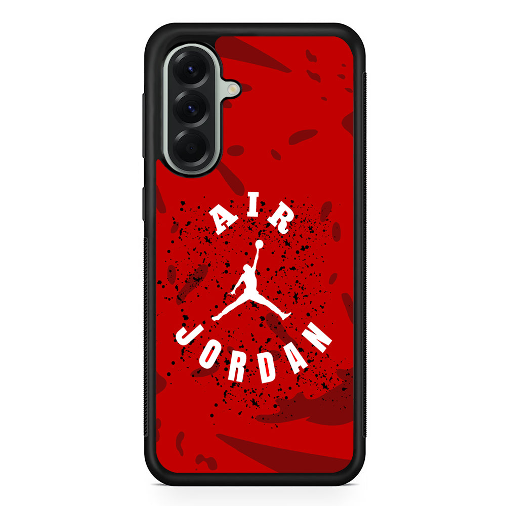 Air Jordan Waving Shapes Samsung Galaxy A56 Case | Samsung Galaxy A56 Rubber Protective Case