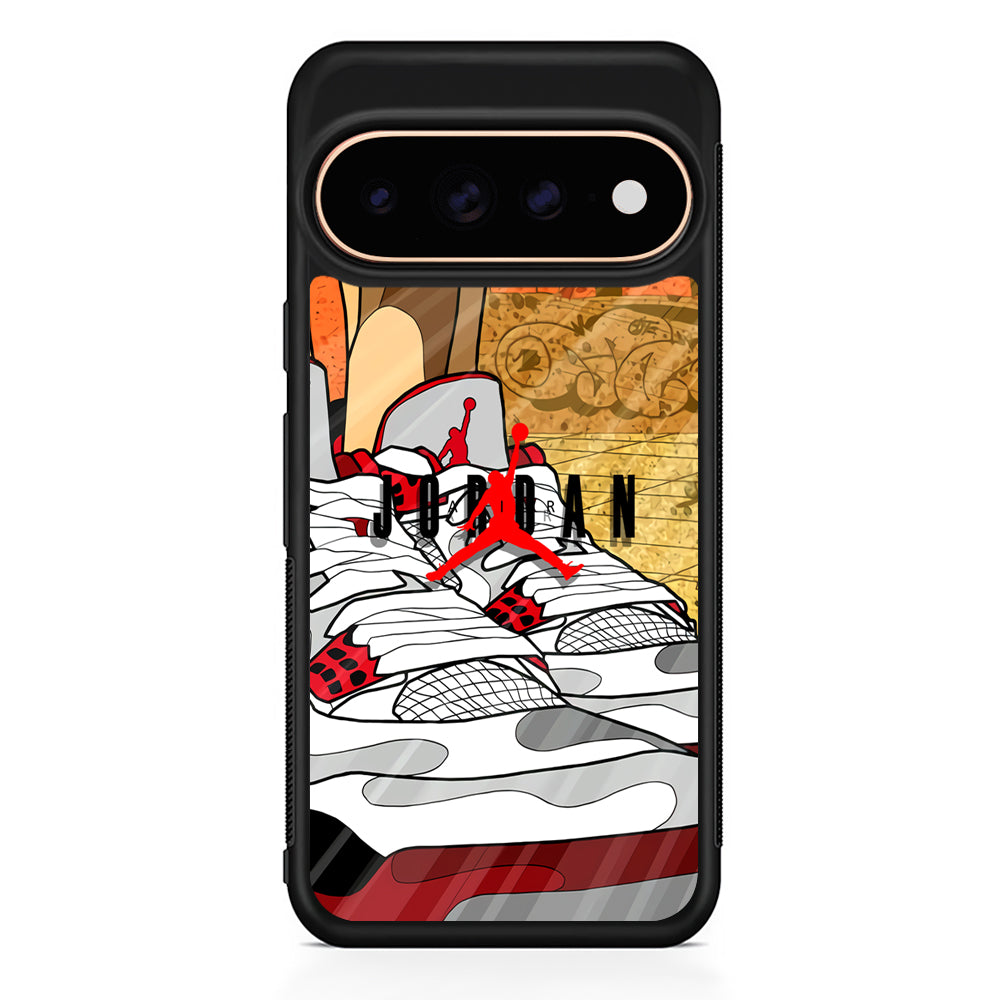 Air Jordan The Cartoon Shoes Google Pixel 11 Pro Case - Stylish Protective Phone Case