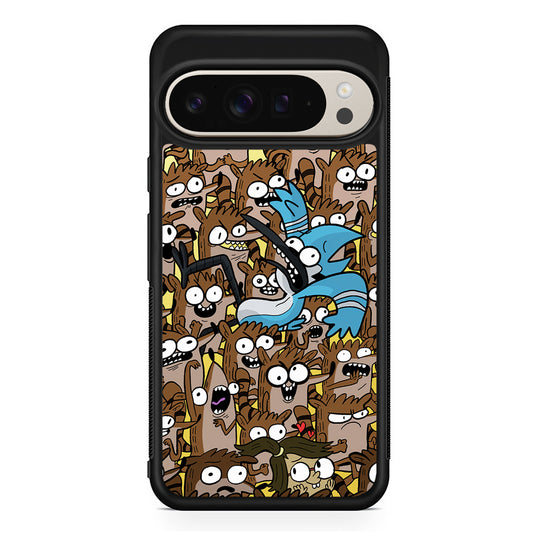 Regular Show Rigby Mordecai Cartoon Google Pixel 9 Pro Case | Slim Protective Cover