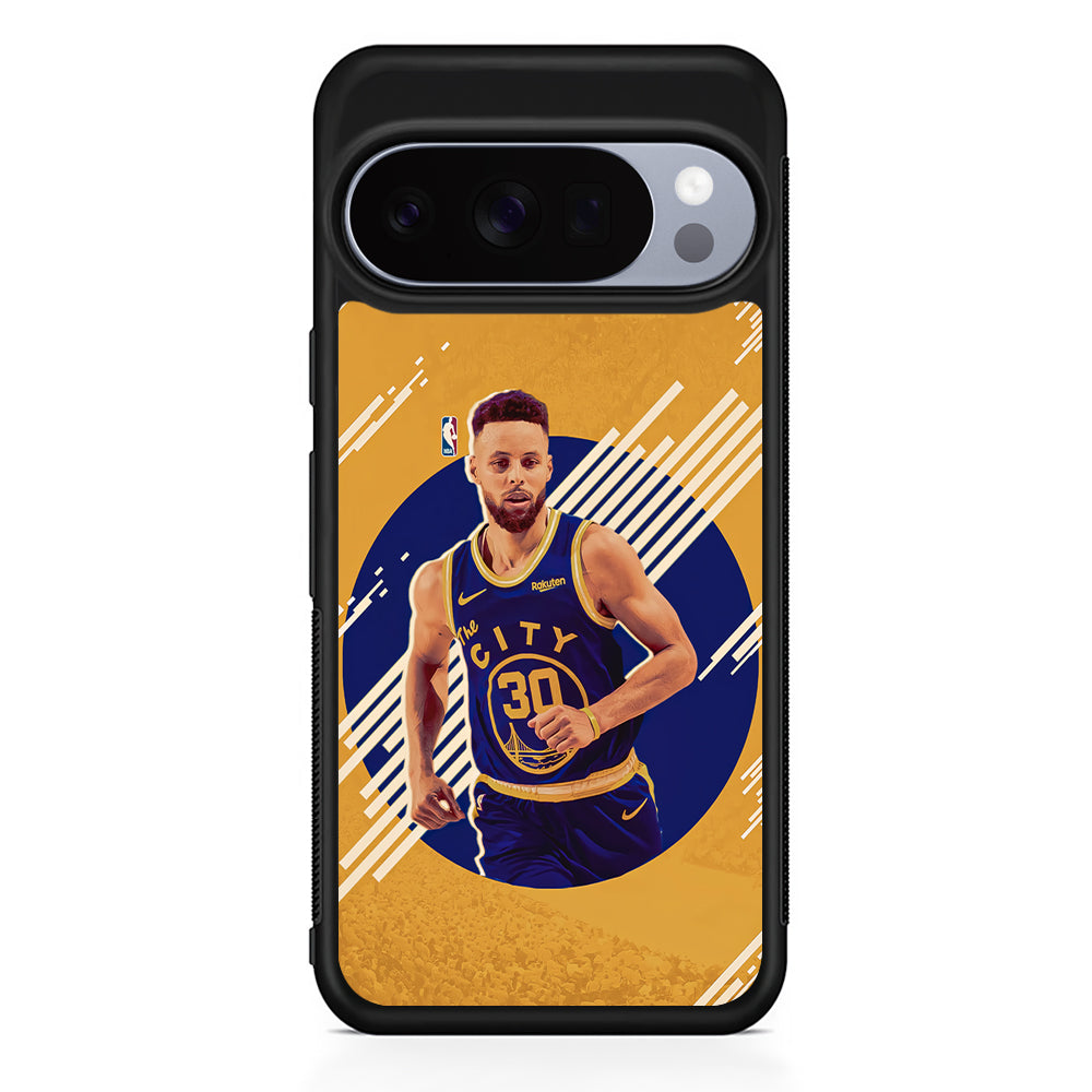 Stephen Curry Basketball Player Google Pixel 10 Pro Case | Slim Google Pixel 10 Pro Rubber Case
