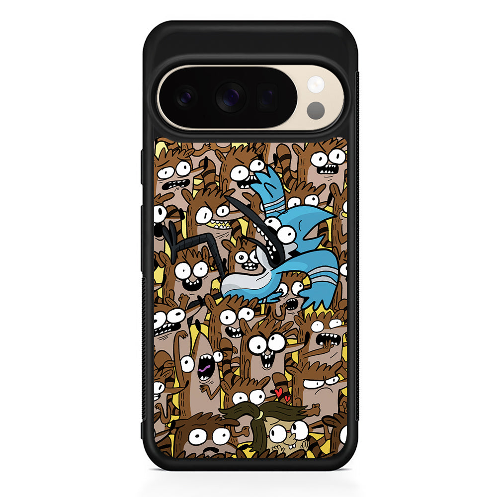 Regular Show Rigby Mordecai Cartoon Google Pixel 10 Pro XL Case | Slim Google Pixel 10 Pro XL Protective Case