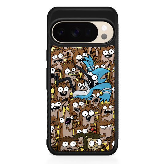 Regular Show Rigby Mordecai Cartoon Google Pixel 10 Pro XL Case | Slim Google Pixel 10 Pro XL Protective Case